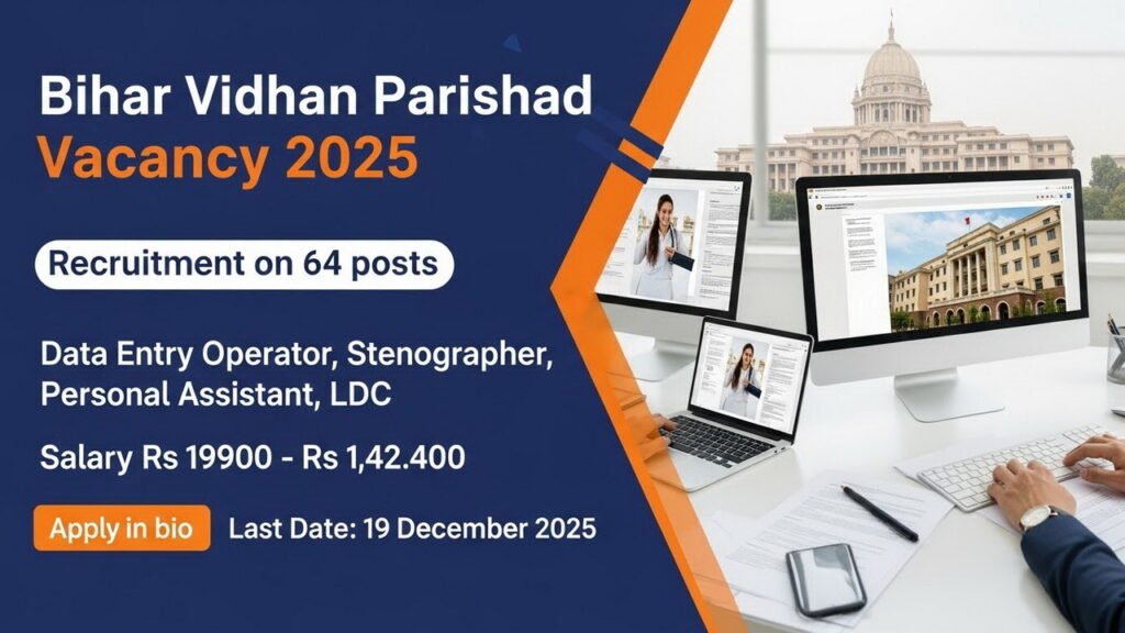Bihar Vidhan Parishad Vacancy 2025