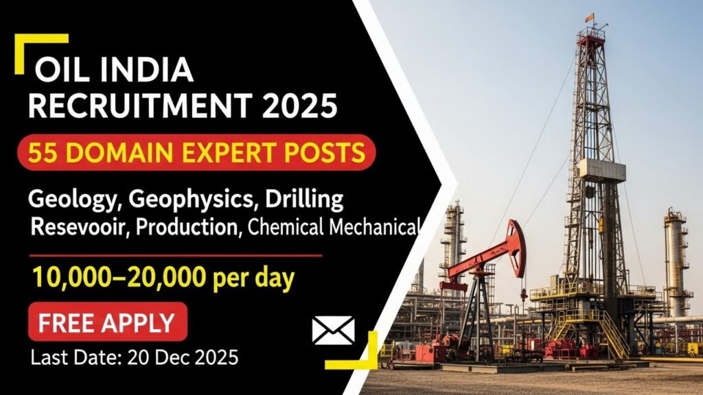 OIL India Recruitment 2025